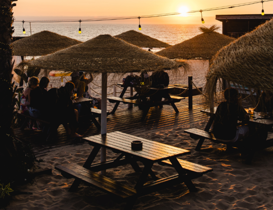Beachfront tables 