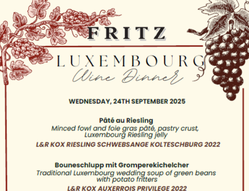 Luxembourg Wine Dinner