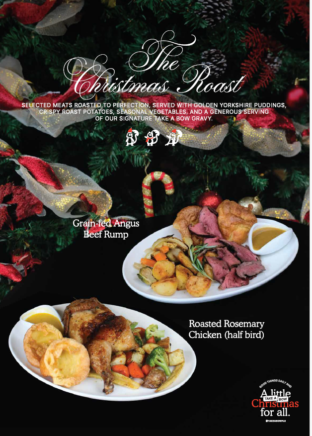 Christmas Roast Menu