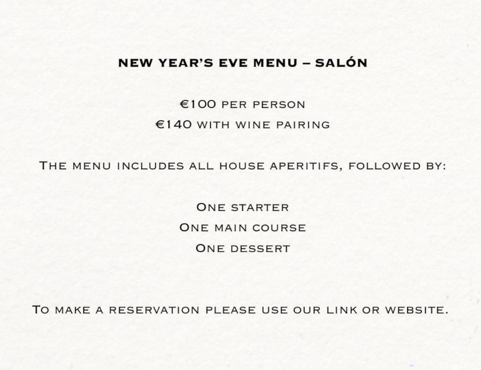 Welcome the NYE at Salón 🖤