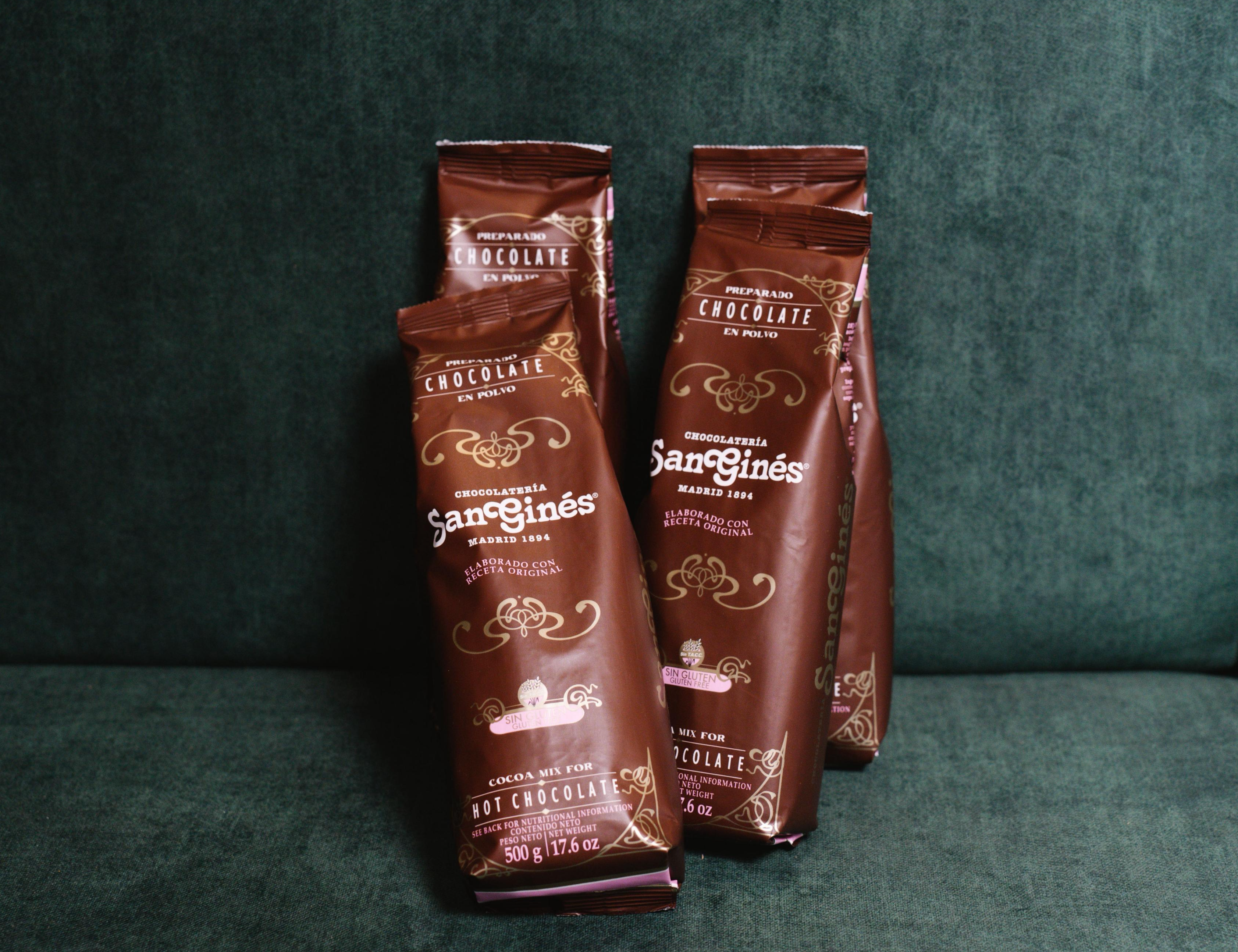 Pack of Chocolate Bags and Classic San Ginés Box