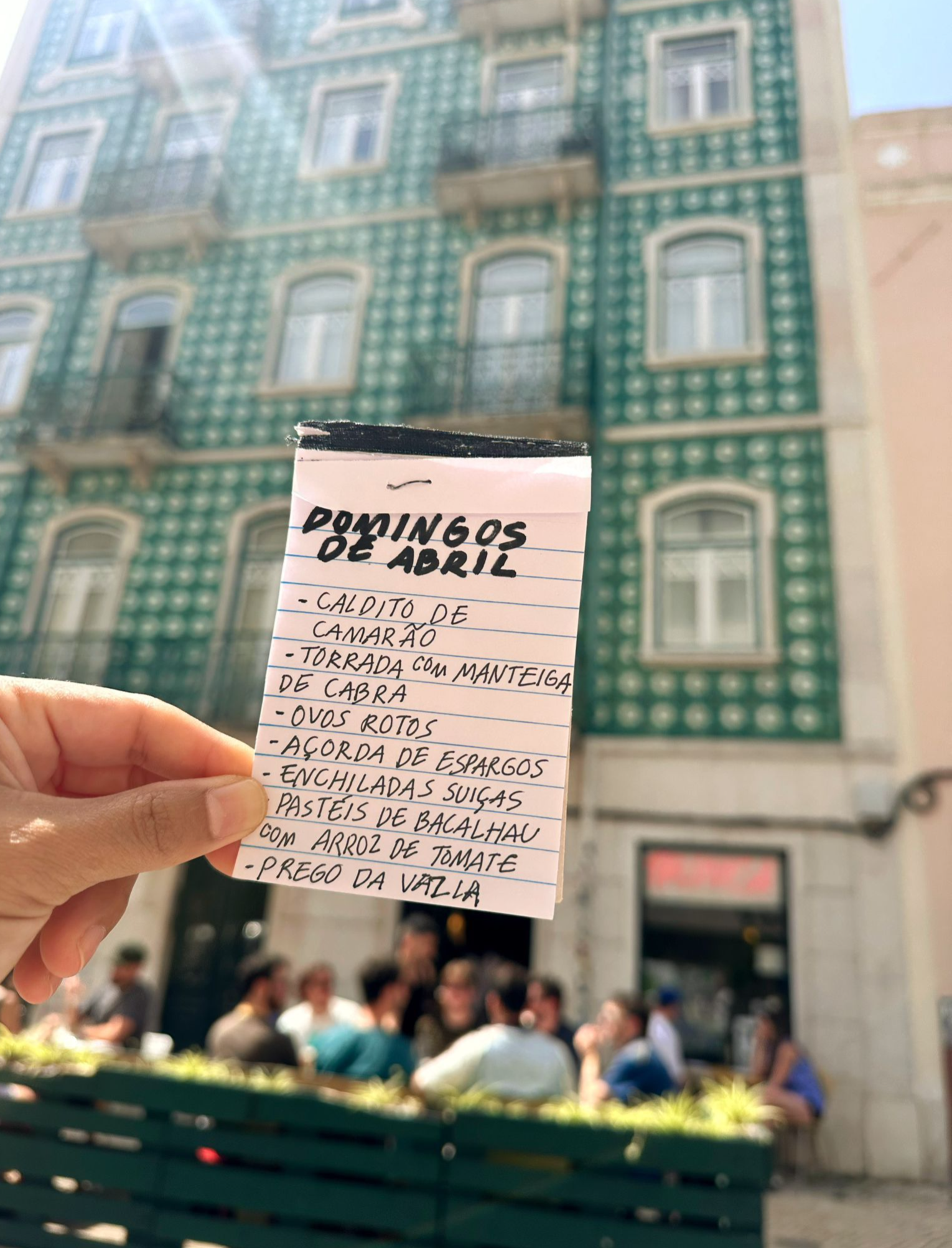 Sunday special menu: Brunch à Trinca