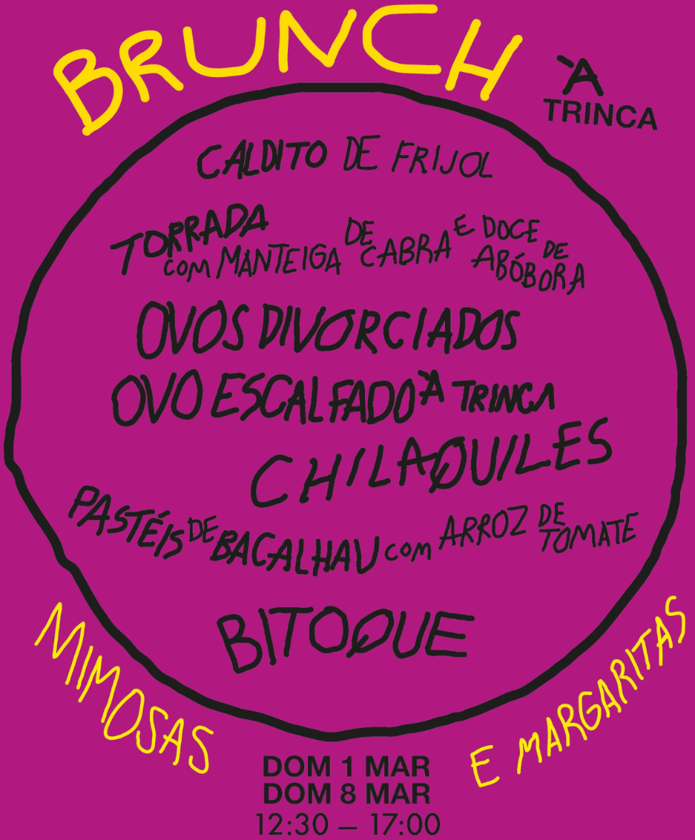 Sunday special menu: Brunch à Trinca