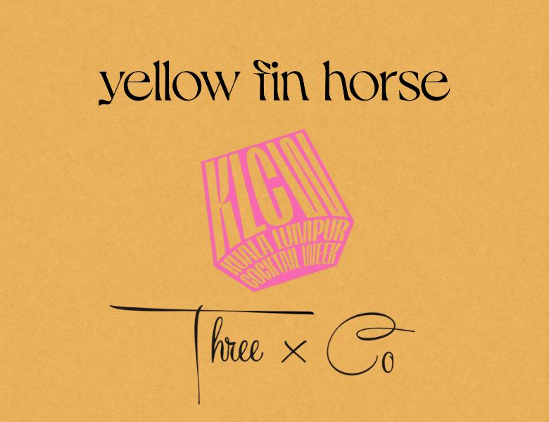 Yellow Fin Horse x Three X Co Cocktail Pairing Din
