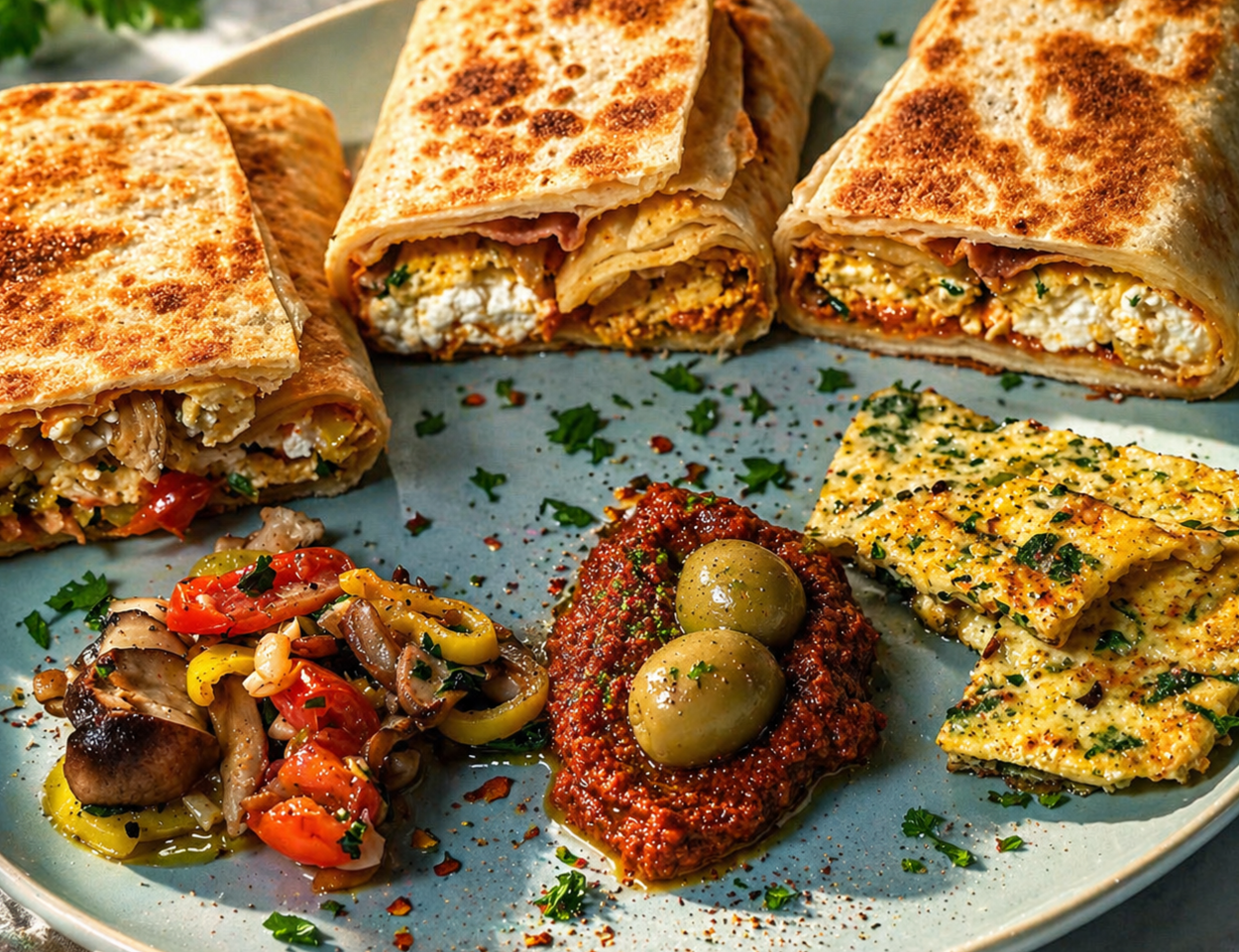TUNISIAN MLEWI WRAPS