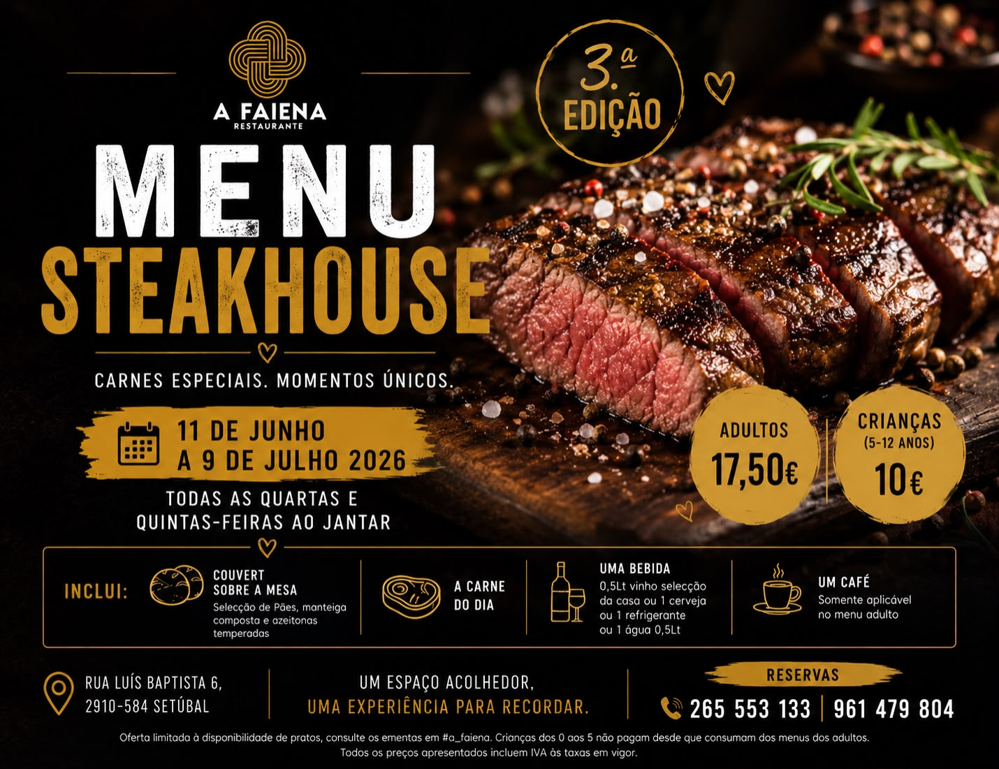 Menu Steakhouse