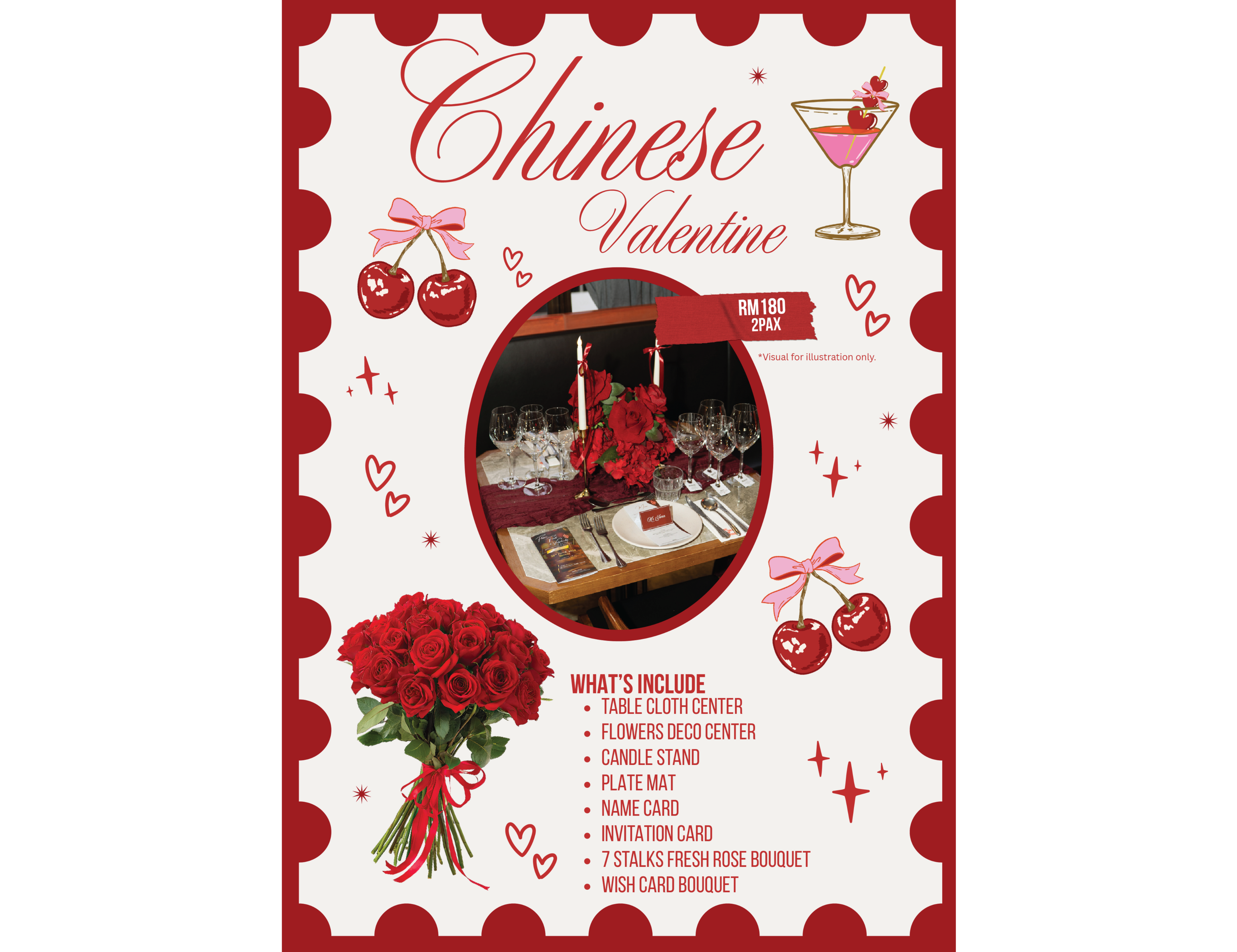 Chinese Valentine x Table Deco