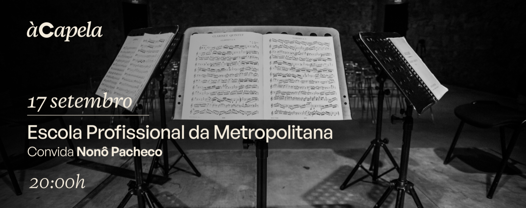 Metropolitan Vocational School invites Nônô Pacheco