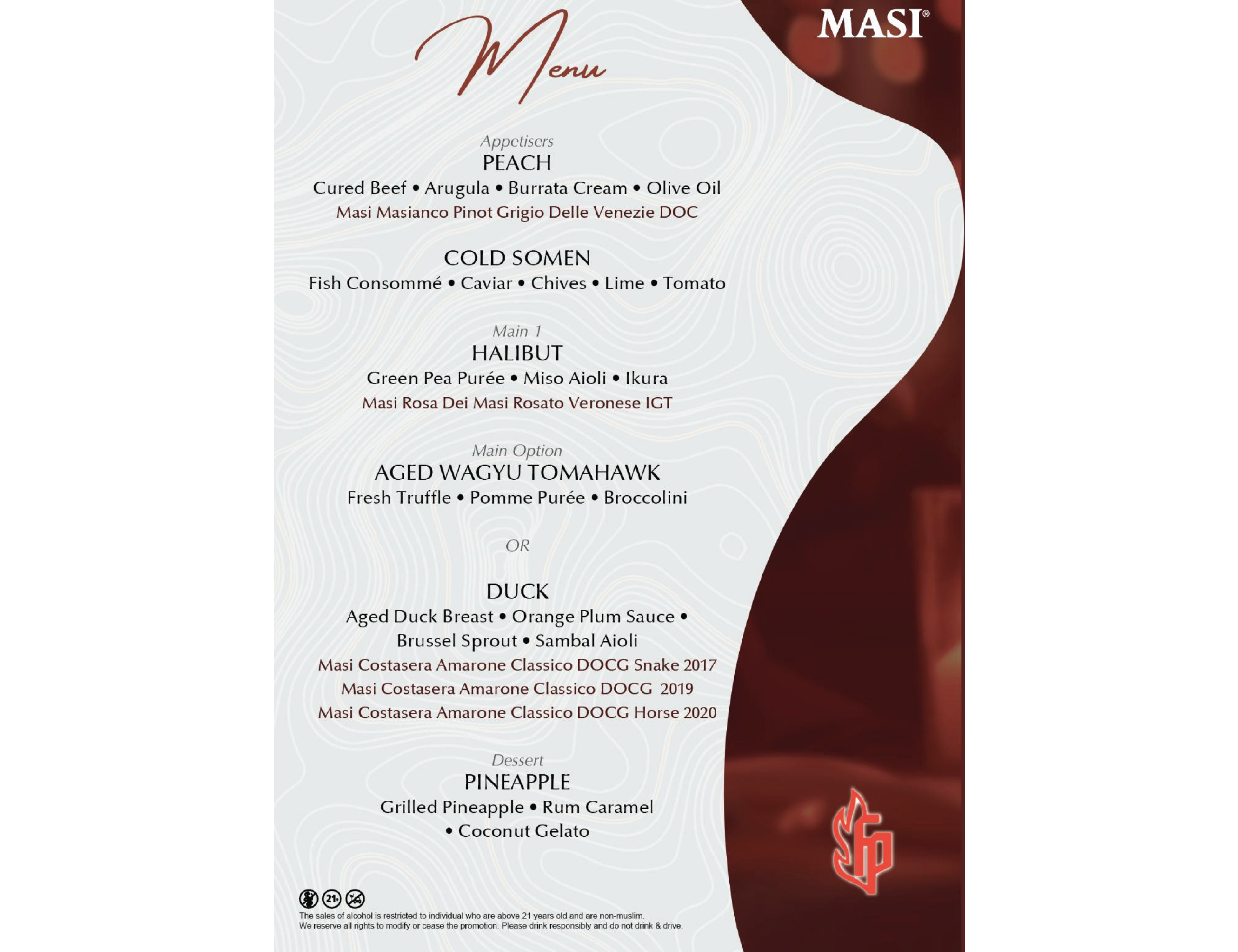 Wine Pairing Event