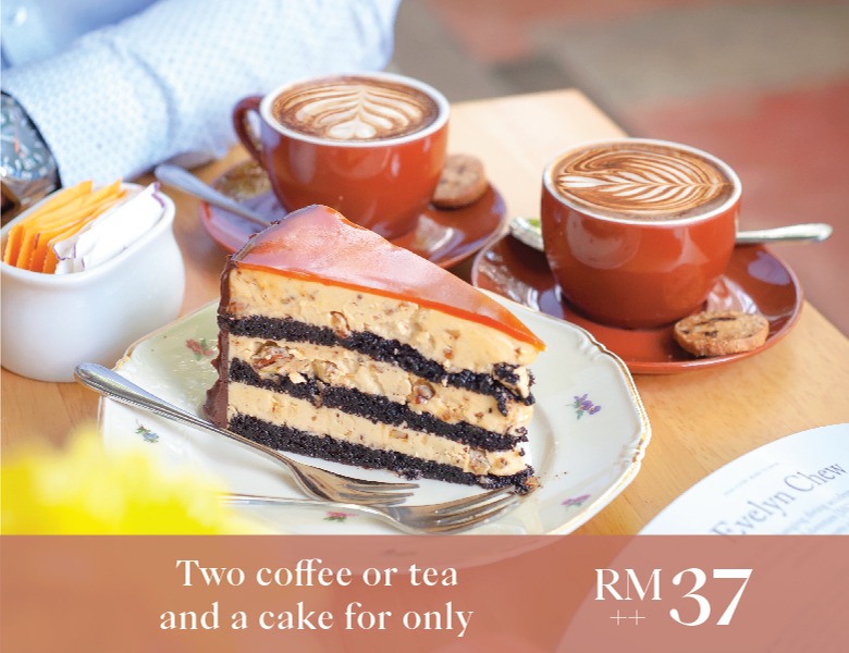 2 Coffee/Tea &1 Cake